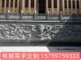 Blue stone carving, animal sculpture, traditional craftsmanship, granite mural carving, customized size according to needs