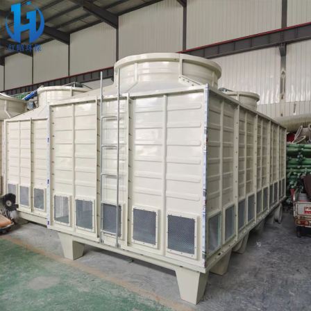 Customized industrial square circular fiberglass frame cooling tower for high corrosion industries