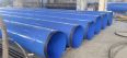 3PE anti-corrosion pipe, large diameter DN150-2200 epoxy powder pipeline, 8710 coated plastic lined steel pipe