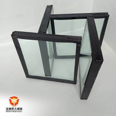 Baodun 2-hour Class A thermal insulation type nano silicon crystal silicon fireproof glass with ultra-high transparency