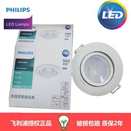 Philips LED ceiling spotlights RS100B 3W/6W/9W/20W/27W with 75mm and 150mm openings