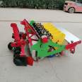 Reversible precision garlic planting machine with adjustable row spacing and plant spacing garlic planting machine