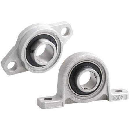 Vertical zinc alloy bearing seat KP002 outer ball surface with top screw eccentric sleeve low friction