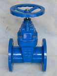 Non rising stem gate valve elastic seat seal manual soft seal Z45X-16Q supplied by Valls