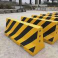 Subway enclosure, cement pier, traffic barrier, yellow and black cement isolation, anti-collision pier, highway stone pier