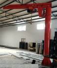 BZD type 2-ton column type rotary arm crane, boom type lifting equipment, rotary lifting object