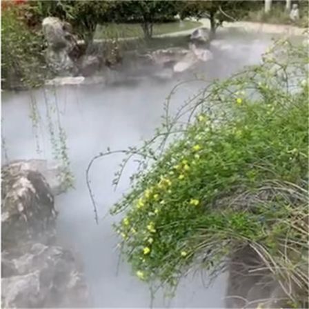 Landscape garden rockery spray artificial fog intelligent dedusting and cooling machine