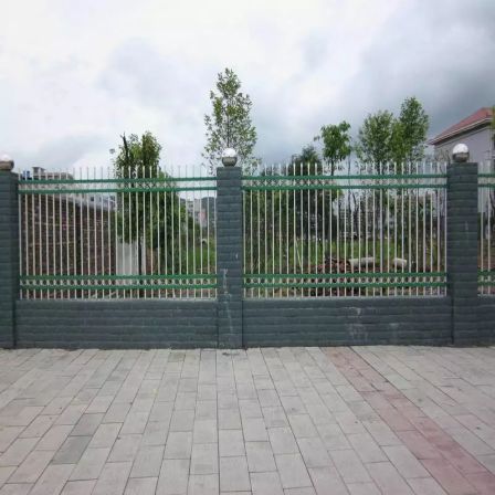 Zinc steel guardrail fence net, school community manufacturer has a large stock of customizable construction site fences