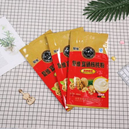 Leisure food color printing, customized logo packaging bags, four sided sealing, food bags, thickened customized plastic bags, Xingguang