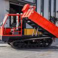 Chain crawler transport Dump truck 6t all terrain field crawler small walking transport vehicle