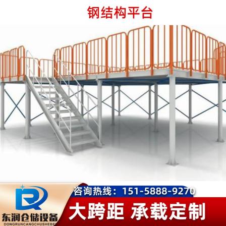 Steel platform attic shelves, heavy-duty storage shelves, manufacturers with sturdy structure and reasonable design