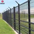 Border fence prohibits personnel from crossing * * * galvanized border fence