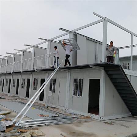 Packaging box room, mobile box room installation, double-layer construction site, office accommodation, activity room supply, dismantling, loading and moving board room