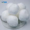 White fiber ball filter material for wastewater filtration treatment Fiber ball swimming pool filter ball