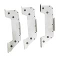 Metal parts stamping, laser cutting, and bending of stainless steel sheet metal brackets