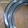 High precision four point contact ball type rotary bearing with small clearance and lightweight rotary bearing with external teeth