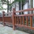 Cement imitation wood guardrail, concrete guardrail, cement landscape guardrail, sewage pool guardrail, cement handrail guardrail, fence