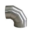 Stainless steel air duct elbow fitting 304 seamless ventilation and smoke exhaust pipe 45 ° 90 ° galvanized spiral air duct joint