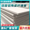 Mandy rigid Aluminium silicate ceramic fiber board exterior wall high-density fireproof insulation board can be customized