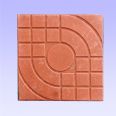 Yellow Türkiye tile courtyard cement color brick family paving courtyard brick 40 * 40cm