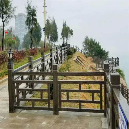 Imitation wooden railings, river embankment flooring, diverse styles, quality assurance, imitation stone railings, Xiao's