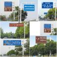 Single cantilever traffic sign pole F-type single pillar warning tourism street sign board road comprehensive pole customization