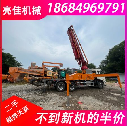 Mixing pump truck all-in-one machine used Tuovo 38-meter mixing pump all-in-one truck with mixing function