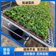 Hangdi mobile seedbed with complete specifications for melon, fruit, vegetable, seedling and flower planting beds