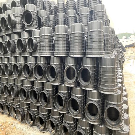 PE plastic integrated finished product inspection well, hollow wall wellbore pipe, rainwater settling mud, sewage flow channel well