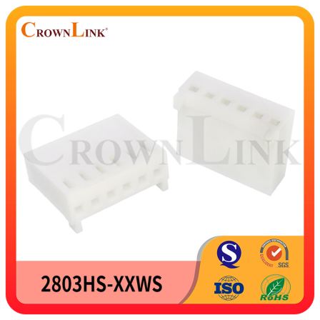 CROWNLINK quick connect connector fpc 2.54mm thin film switch 2803HS-XXWS plastic shell