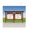 Campus publicity bulletin board rack production, scenic area antique resin tile cultural corridor style customization