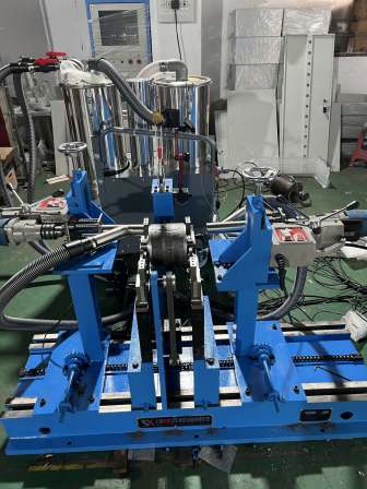 Fully automatic balancing machine for new energy motors_ Laser point finding customizable for rotor self driving balance detection equipment