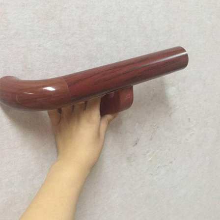 Hospital anti-collision handrail 140PVC corridor handrail staircase elderly care home solid wood handrail JYRT-87