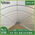 Qingcheng Agriculture has strong pressure resistance, and the design of a single thin film greenhouse has over 90% light transmittance and large lighting area