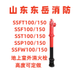 SSFT150/80-1.6 Outdoor automatic water release, anti freezing, anti-collision, and pressure regulation height of ground fire hydrants can be customized