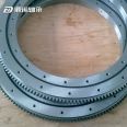 High precision four point contact ball type rotary bearing with small clearance and lightweight rotary bearing with external teeth