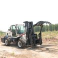 Wheeled off-road forklifts are suitable for large forklifts in various terrains, with a loading height of 4 meters at ports