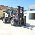 Outdoor handling equipment - Off road forklifts - Large four-wheel drive stacker transport vehicles