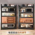 Senjun Industrial Kitchen Storage Shelf, Floor to Floor, Four Layer Extra Thick Storage Shelf, Microwave Oven Storage Shelf