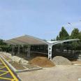 Free design and installation of parking shed membrane structure landscape shed in Yanyu Community, beautiful and atmospheric