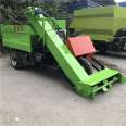 Cattle and sheep manure cleaning truck Farm manure cleaning machine Automatic loading diesel manure cleaning machine