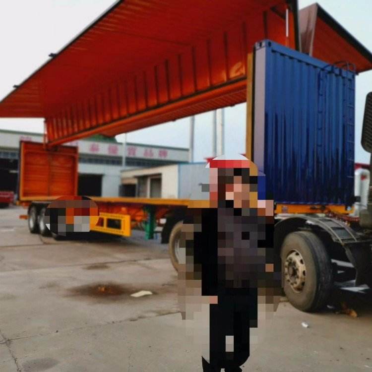 20 feet, 30 feet, 40 feet container frame, semi trailer loading, container semi trailer, Yongyang Automobile Industry