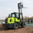 Off road forklift four-wheel drive 3 tons 5 tons 6 tons T tail crane internal combustion hydraulic stacker Cart lift loader