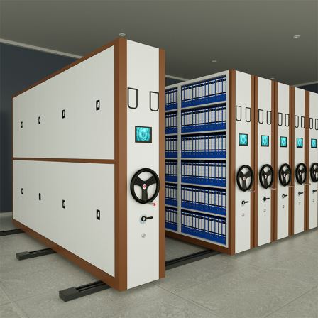 Dense rack archive room intelligent mobile archive cabinet electric data voucher file cabinet manual track dense cabinet