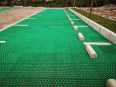 4 cm compression resistant plastic grass planting grid, fire passage, garden square, green lawn brick, green lawn grid