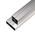 Caflair Stainless Steel Flat Pipe Spot Wholesale Unequal Edge Flat Straight Rectangular Square Pipe 10 * 20 to 150 * 200