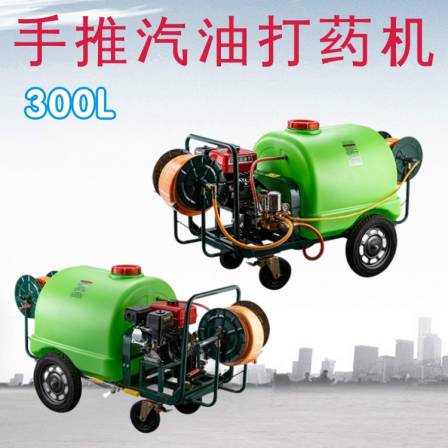 300L gasoline powered manual pesticide sprayer, vegetable greenhouse insecticide spray machine, pig farm high-pressure cleaning and disinfection