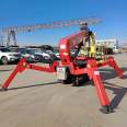 3 ton mini spider crane 7 ton spider crane telescopic arm remote control customized crawler crane 5 ton 8 ton Jiusheng