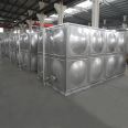 Juwei Fire Protection Stainless Steel Water Tank SUS304, Easy to Weld and Install on Site, Made of FRP Galvanized Sheet Material