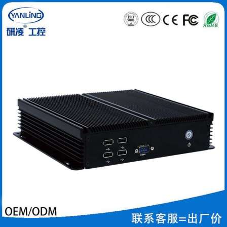 Yanling new 203 embedded fanless J1900 quad core Industrial PC dual network multi serial port industrial personal computer